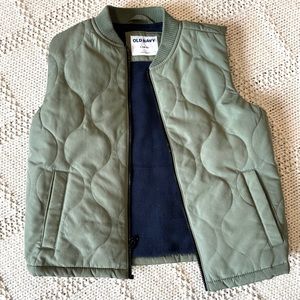 OLD NAVY Puffer Vest/Jacket - Boys 10/12 - Green/Blue